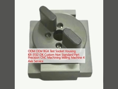 ODM OEM BGA محفظه سوکت تست KR-3132-DK سفارشی غیر استاندارد قطعات دقیق CNC ماشینکاری ماشین فریزینگ 4 محور سرویس