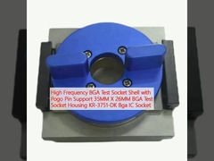 محفظه سوکت تست BGA با فریکونسی بالا با پشتیبانی پین پوگو 35MM X 26MM BGA سوکت تست خانه KR-3751-DK سوکت IC Bga
