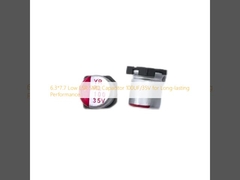 6.3*7.7 خازن SMD ESR کم 100UF/35V برای عملکرد طولانی مدت