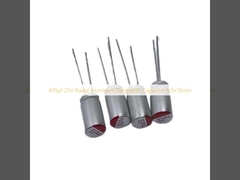 470μF 25V رادیال آلومینیوم الکترولیتیک خازن 6.3×12mm