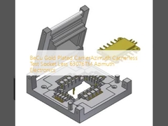 BeCu Gold Plated CarrierAzimuth Carrierless Test Socket Less 63076TM الکترونیک ازیموت