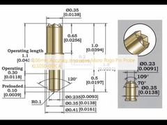 0.06mm Accuracy Innovative Micro Pogo Pin Probe KLS050-001CA