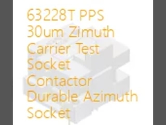 63228T PPS 30um زیموت حامل آزمون سوکت تماس گیرنده پایدار Azimuth سوکت