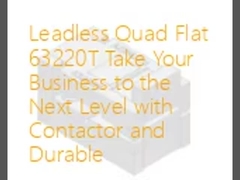 فلت چهارگانه بدون سرب 63220T کسب و کار خود را به سطح بعدی با تماسگر و دوام آور ببرید