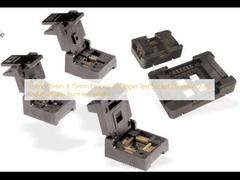 Testing 15mm X 15mm Process Loranger Test Socket Dynamic Static And Humidity Burn In Options
