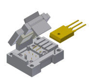Good price 63219M Spring Probe Contactor Durable Azimuth Carrier Test Socket Azimuth Socket online