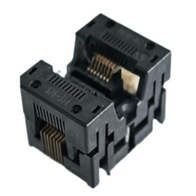 Good price High Reliability KR-B2 676-314 Test Socket  IC Burning Socket Adapter Fixture Test Bench Aging Socket for Chip Reliability Custom CNC Parts online