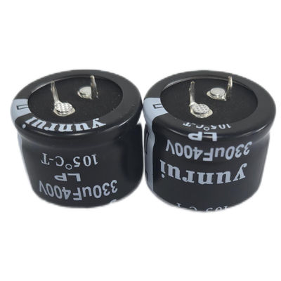 Goede prijs Krunter 105°c 330uf 400v Snap-in Aluminium Elektrolytische Condensator Hoge Spanning online