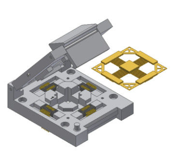 Good price Azimuth Carrierless Test Socket 63200 50mm 48T HVAC Technology Quad Flat Pack Sockets online