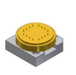5555LIF-2 Azimuth Carrier Test Socket Plug In Azimuth Socket Electrical Contactor