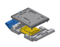 Bon prix 63069-014 3,5 pouces 88,9 mm Azimuth porteuse prise de test Azimuth prise en ligne