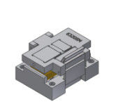 Double Ended Azimuth Carrier Test Socket With Contactor Gold Plated Azimuth Socket