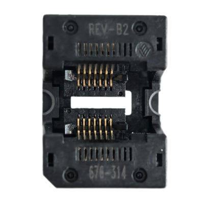 ราคาดี ความน่าเชื่อถือสูง KR-B2 676-314 การทดสอบซ็อคเก็ต Housing การแปรรูปลูกบอล Grid Array Socket ออนไลน์