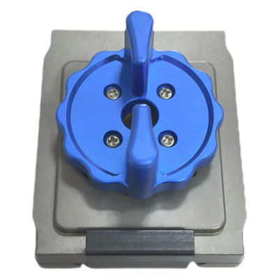 Good price Custom CNC Turning Stainless Steel Components for Machinery AL Blue Color BGA Test Socket Housing KR-4555-PK online