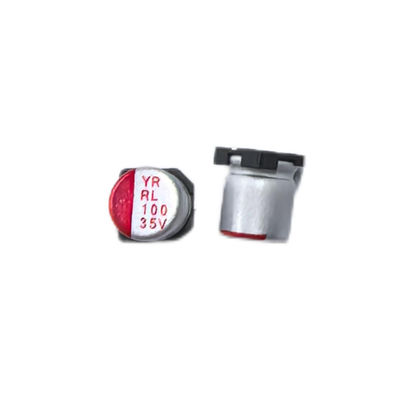 Harga yang bagus 6.3*7.7 Low ESR SMD Capacitor 100UF/35V untuk Kinerja yang Lama on line