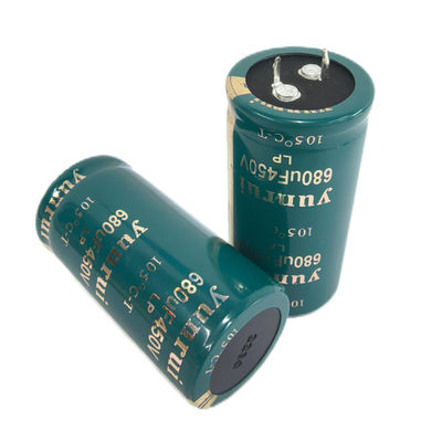 Good price Krunter 105°c 680uf 450v Snap-in Aluminum Electrolytic Capacitor online