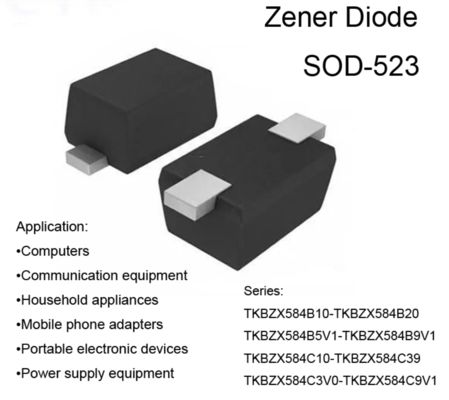 Good price SOD-523 Voltage Breakdown Diodes For Computers Communication Equipment Household Appliances online