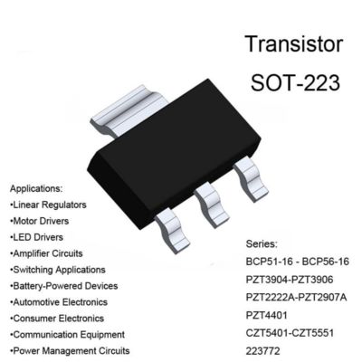 İyi bir fiyat. SOT-223 Transistörler BCP51-16 - BCP56-16 çevrimiçi