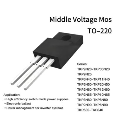 Καλή τιμή ΤΟ-220 Μεσαίου Voltage Mosfet P9N20-P36N20 πλαστικό πακέτο σε απευθείας σύνδεση
